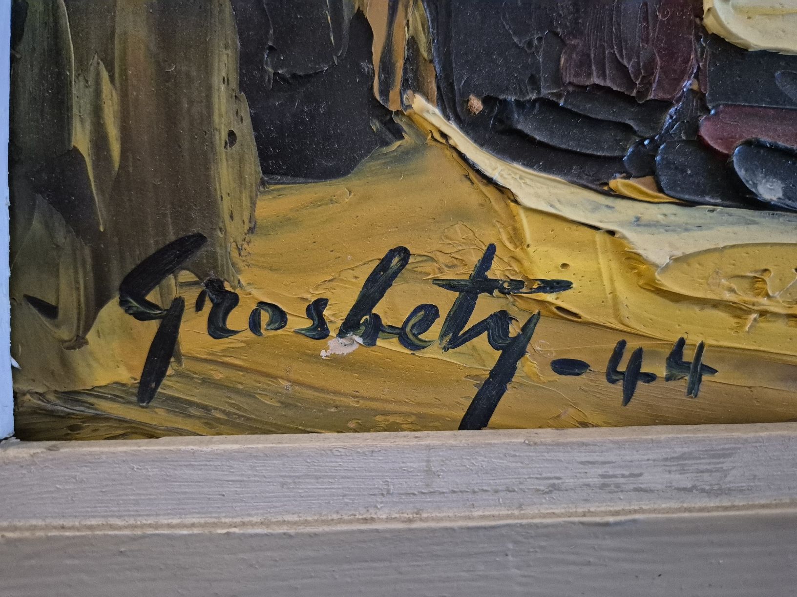 Tableaux: Grosbéty Philippe huile 1944 – D'occasion à Le Locle par CHEGUA 1