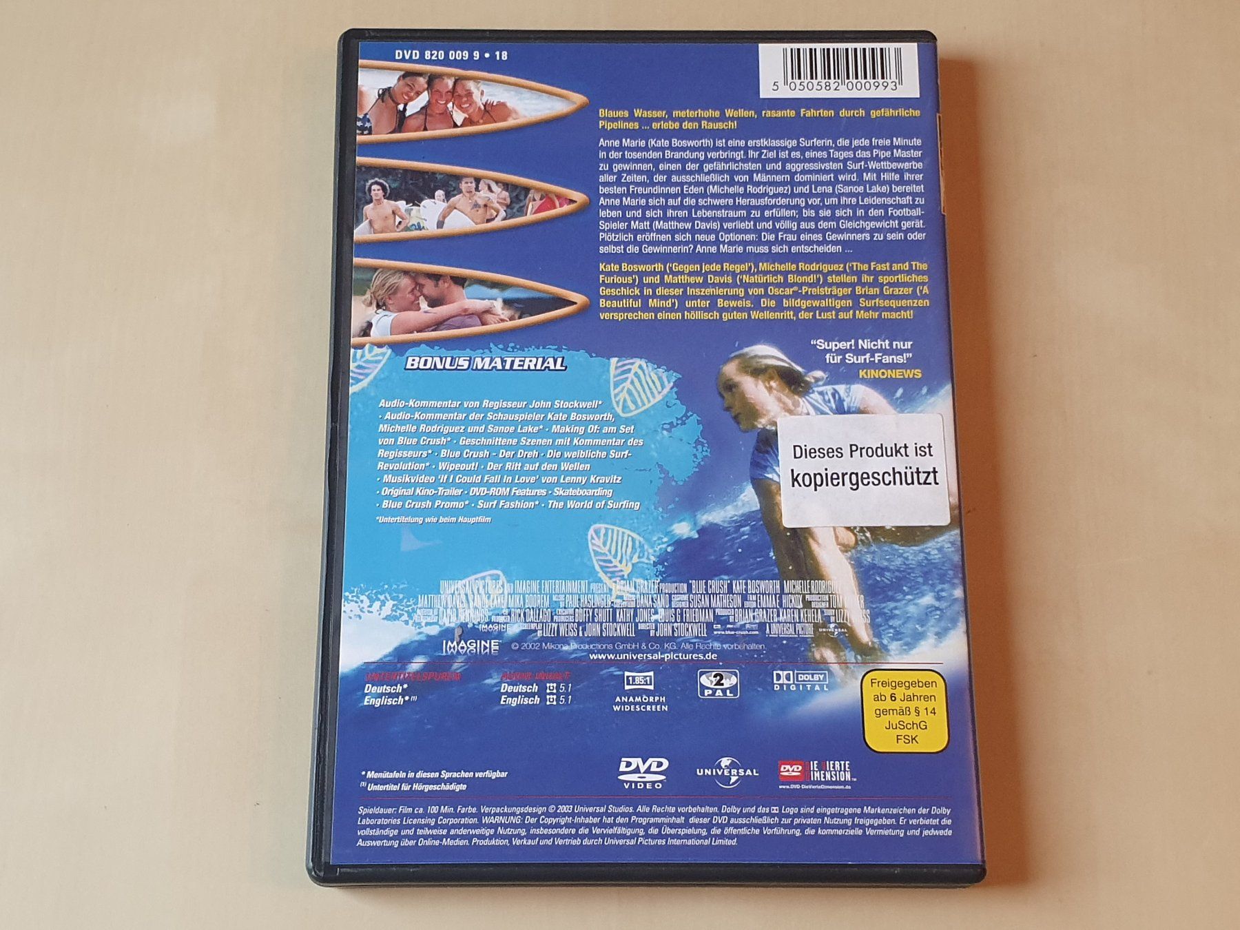 Alle DVDs: Blue Crush – Gebraucht aus Stansstad von collectorsshop 1