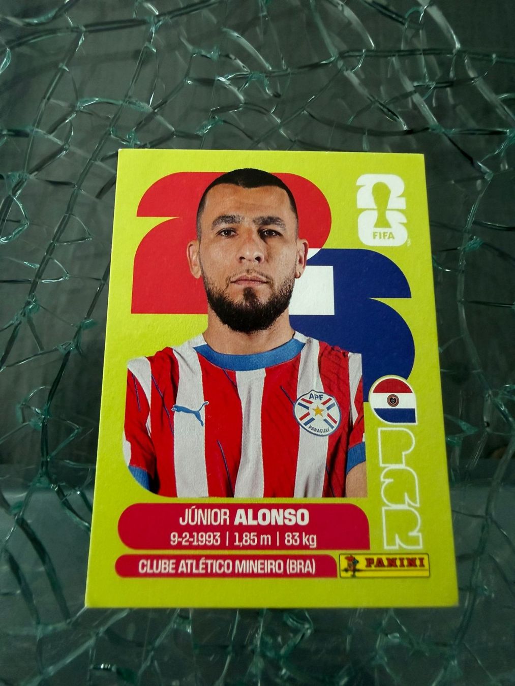 Panini Sammelbilder & Trading cards: WM 2026 - Panini - Junior Alonso - PAR 8 – Gebraucht aus Pfäffikon ZH von Marcodesi76