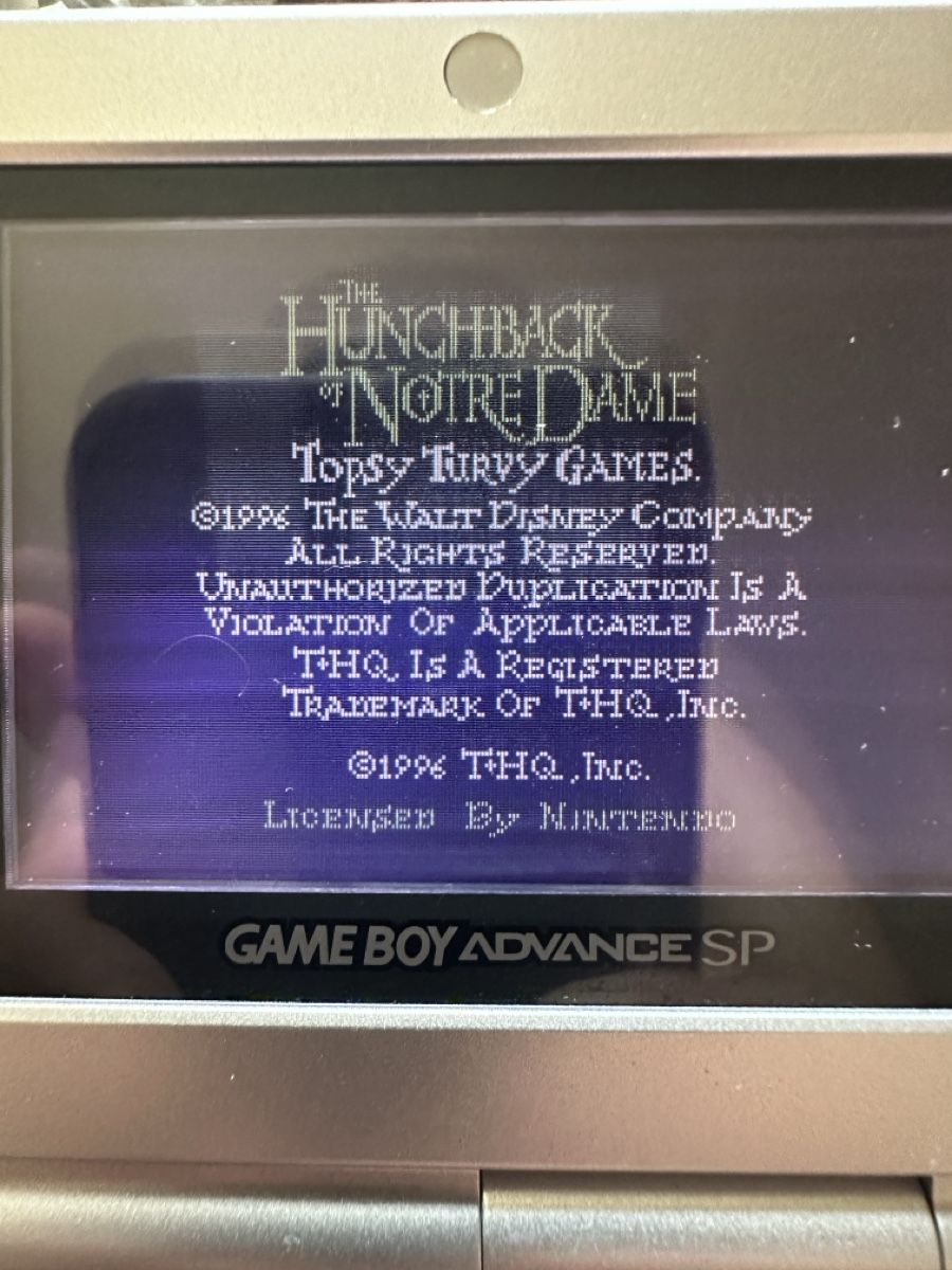 Nintendo Giochi: Disney's Der Glockner von Notre Dame 1996 – Usato da Bellinzona venduto da Ti.belli 1