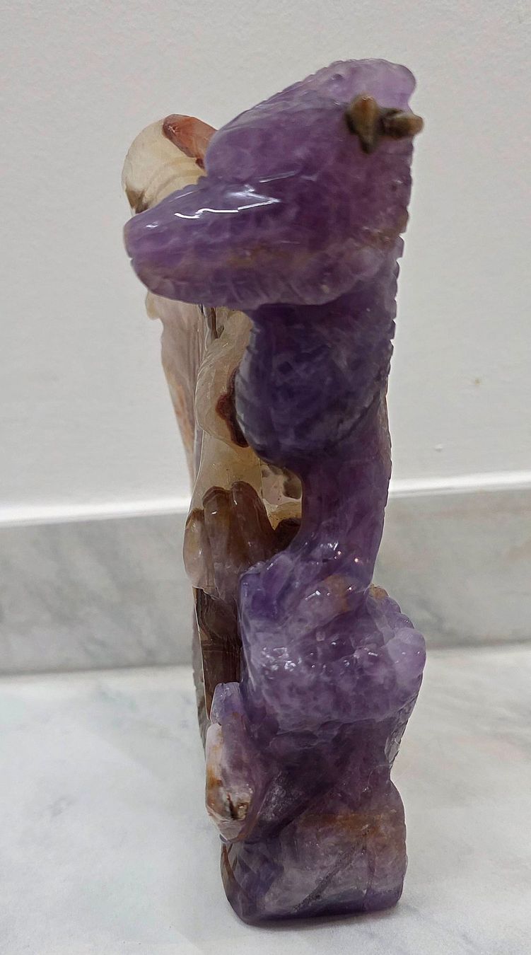 Minerali & Pietre curative: Amethyst-Achat Drache 1.33kg – Nuovo e nell'imballaggio originale da Matzingen venduto da Shay_Crystalz 1