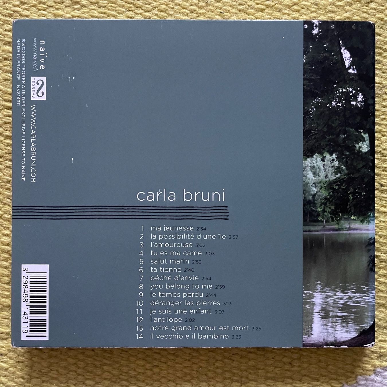 CD: CARLA BRUNI-CARLA BRUNI (DIGIPACK) – Usato da Rorschacherberg venduto da CD-Roli 1
