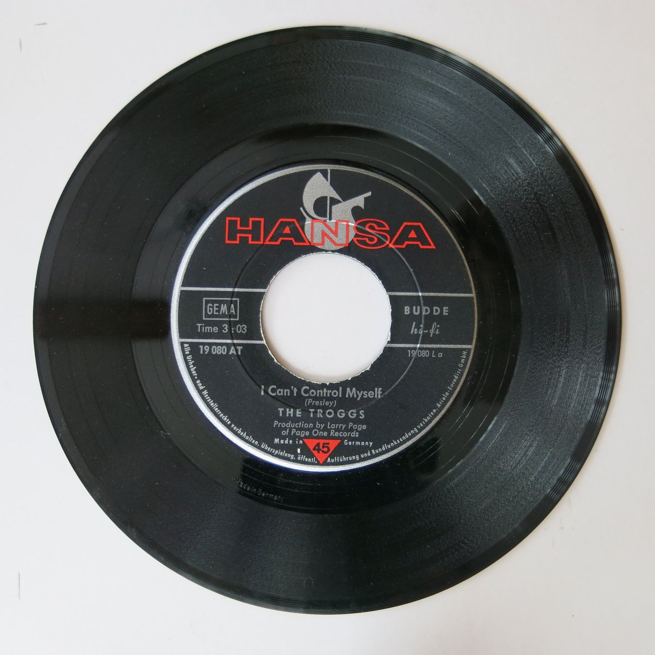 Schallplatten: Vinyl-Single 7" The Troggs – Gebraucht aus Bözen von Keramik22 2