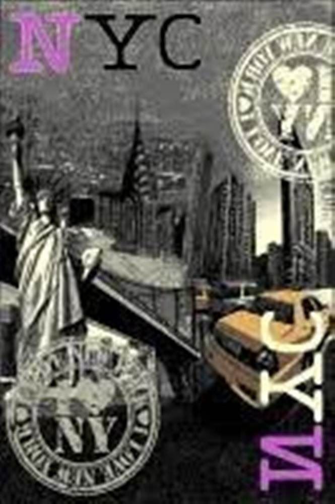 Tappeti: Design Velours Teppich-STAMP-I LOVE NYC – Nuovo e nell'imballaggio originale da Rupperswil venduto da big-one-sale