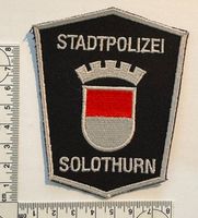 1 Polizei Abzeichen Stadtpolizei Solothurn