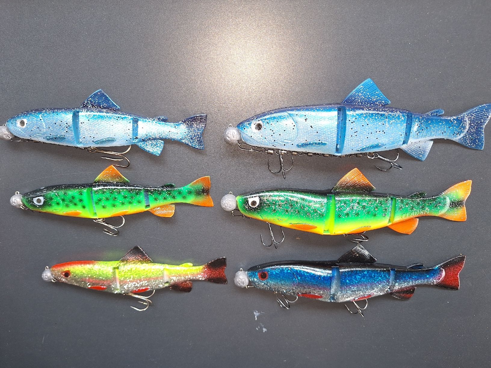 Esche: 6 Fladen Gummifische ca 20 + 25cm – Usato da Oensingen venduto da Adrian5224 3