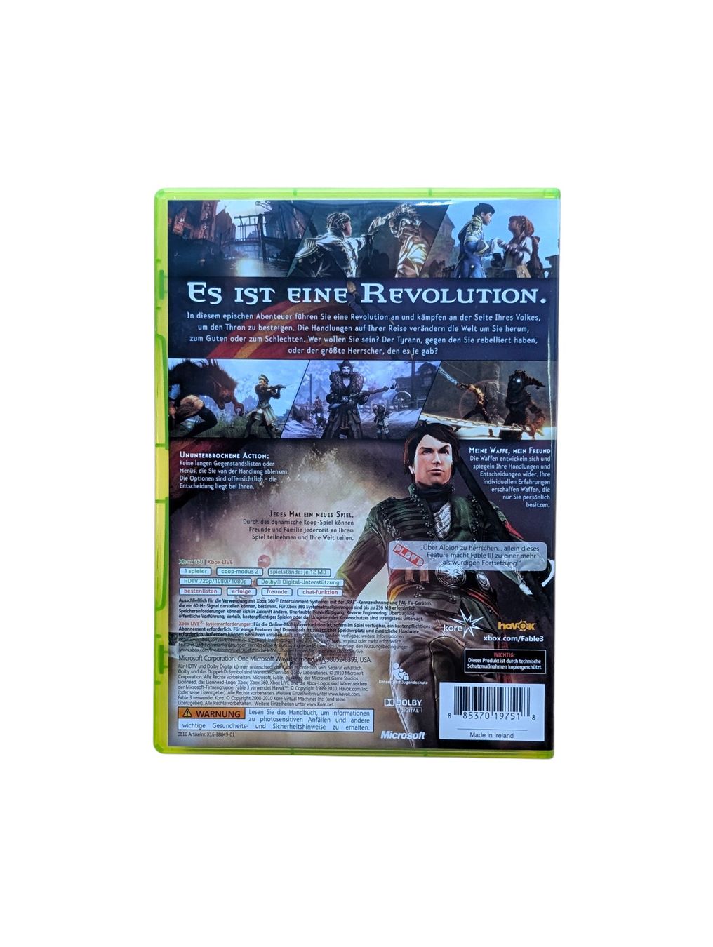 Microsoft Giochi: Fable III Xbox 360 100% Uncut – Usato da Domat/Ems venduto da IsseldorsShop 1