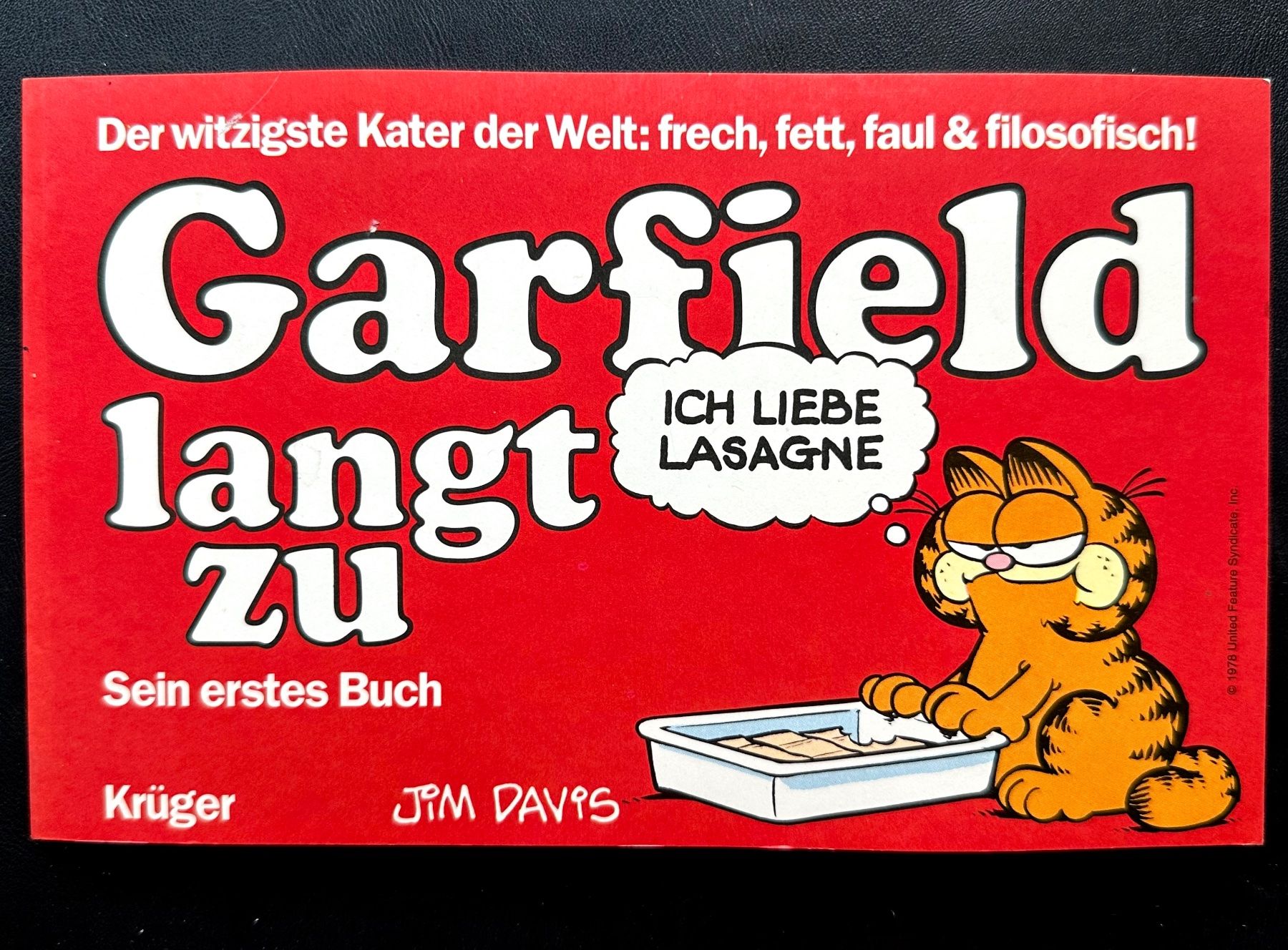 Fumetti: Garfield erstes Buch 1984, hunderte Comics eingestellt – Usato da Seltisberg venduto da quadartswiss
