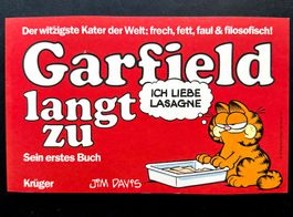 Garfield erstes Buch 1984, hunderte Comics eingestellt
