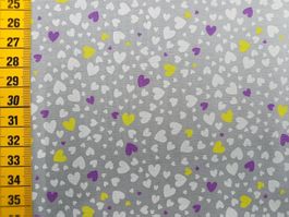 Jersey Herzli grau/violett/lime