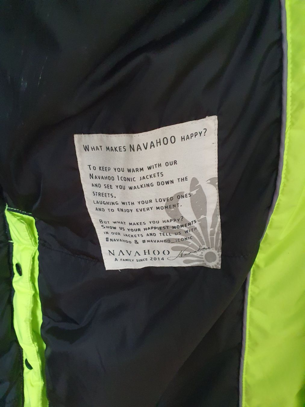 Cappotti: Manteau matelassé NAVAHOO jaune fluo taille M – Usato da Prilly venduto da RoDyRe 3