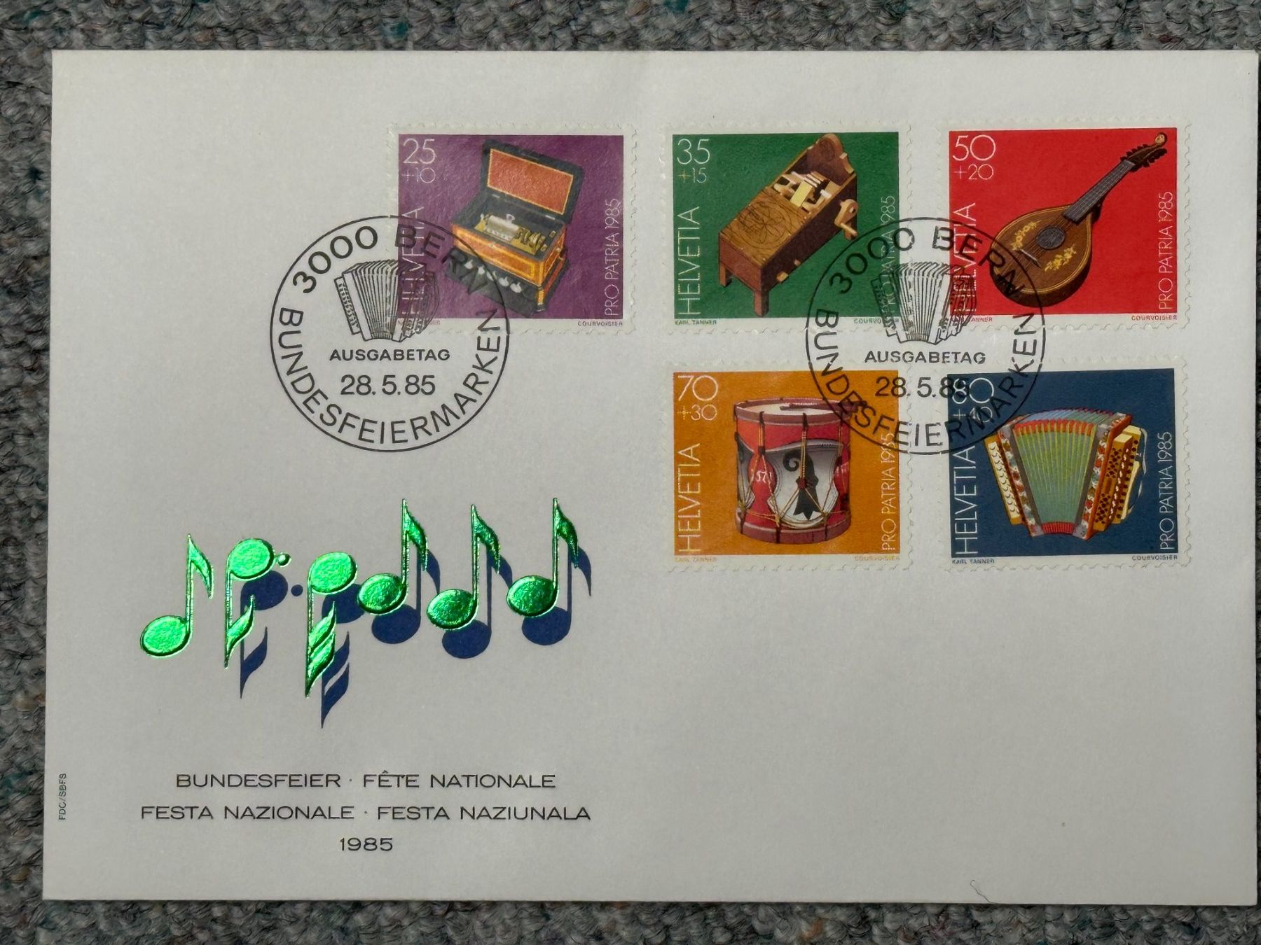 Tous les timbres: FDC Schweiz – Neuf avec emballage d'origine à Laupen ZH par Mcafi02 3
