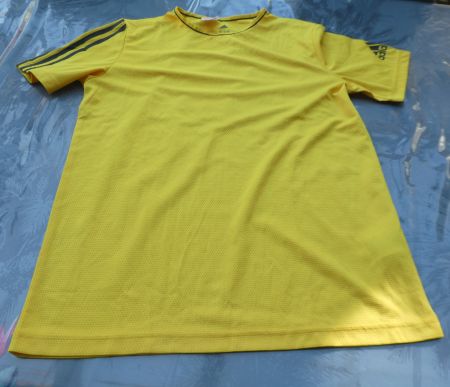 T-Shirt Adidas Jaune Sport  Taille 15/16 ans