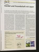 150 Jahre  Schweiz - Japan 2014 AgTg Stempel  ZN 1491+92
