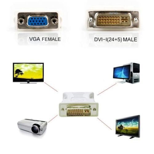 Unità & Adattatore: Adapter VGA to DVI, HD DSUB Buchse -> DV – Nuovo e nell'imballaggio originale da Aesch BL venduto da Elektronik_Laden 2