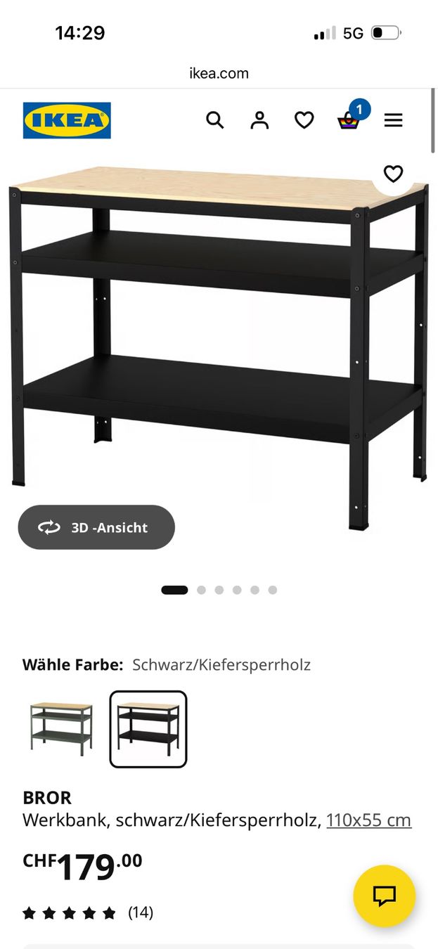 Ikea Banchi da lavoro: Werkbank HIT – Usato da Adliswil venduto da bar_xwn8 3