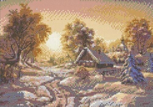 Kit bricolage: Diamond Painting Winterlandschaft (45) – Nuovo e nell'imballaggio originale da Schlatt TG venduto da mavo85