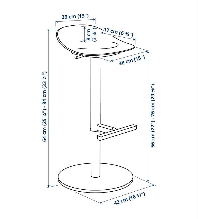 Ikea Sgabelli: Barhocker weiss höhenverstellbar JANINGE – Usato da Zollikofen venduto da Casa_nueva 1