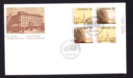 Enveloppe - Canada - Série 4 timbres - 1980 - Obl. 1er jour