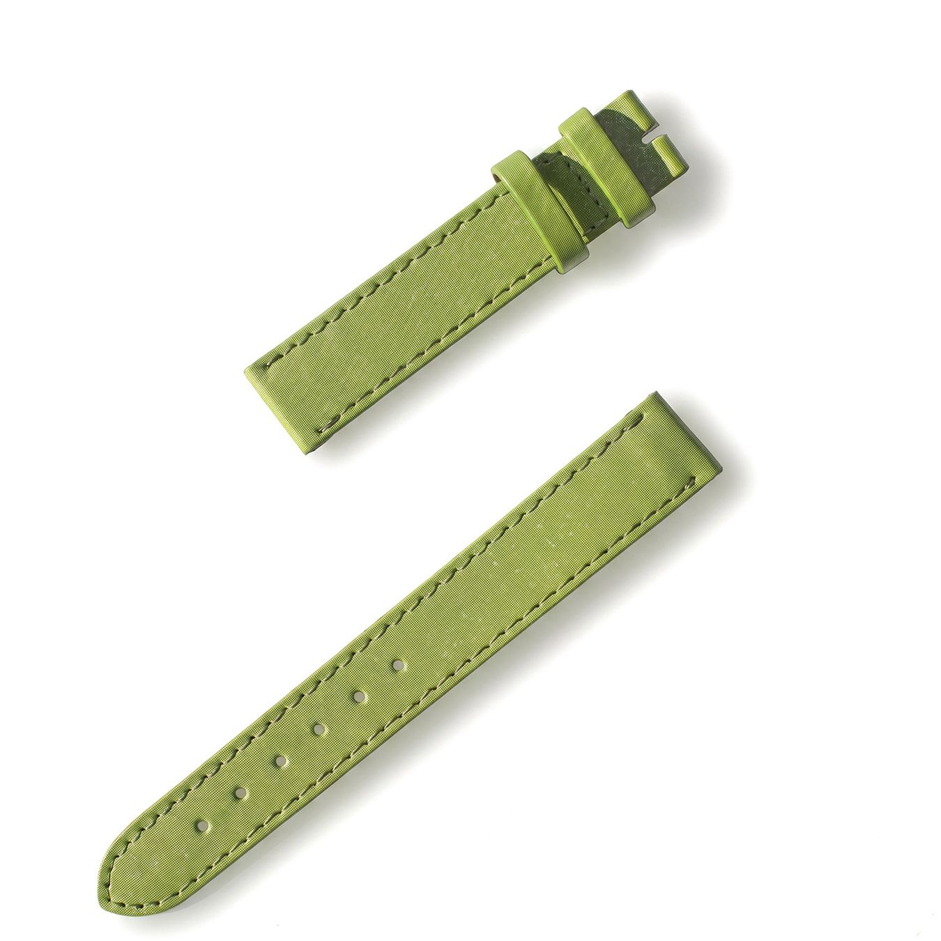 Bracciali & Braccialetti: Bracelet en satin vert  16 mm – Nuovo (secondo la descrizione) da Biel/Bienne venduto da Swiss-Watches-Offers
