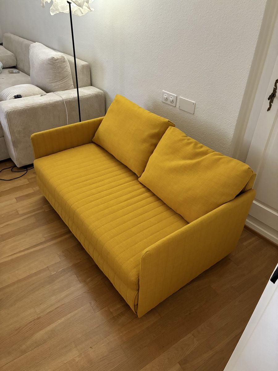 Sofas: Sofabett Gelb  – Gebraucht aus Basel von max_dpp2
