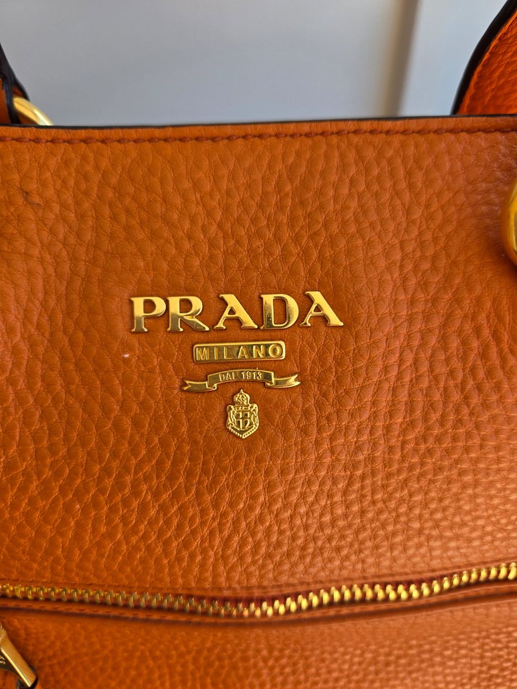 Borse da donna: PRADA Tasche original Leder orange – Usato da Minusio venduto da Ninfa54 6