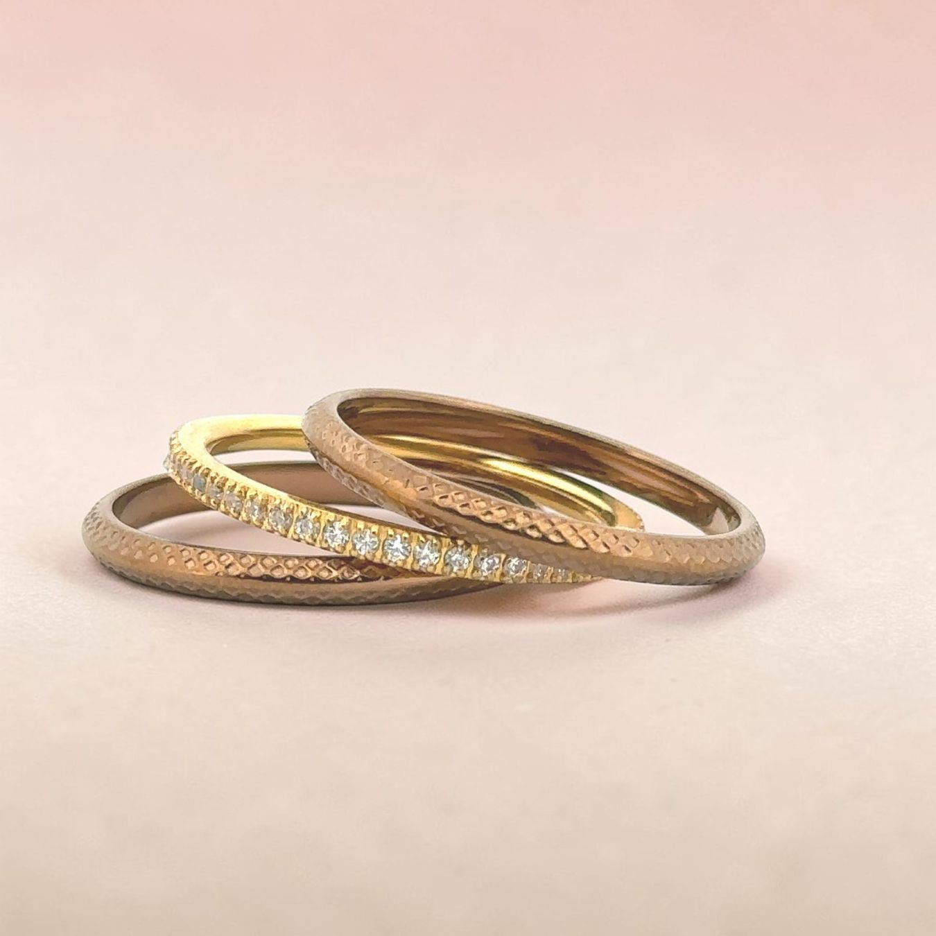 Olga Ribler Bagues: Edelstahl  Ring Set Grösse 58 – Neuf (Voir description) à Luzern par Schmuckoutlet