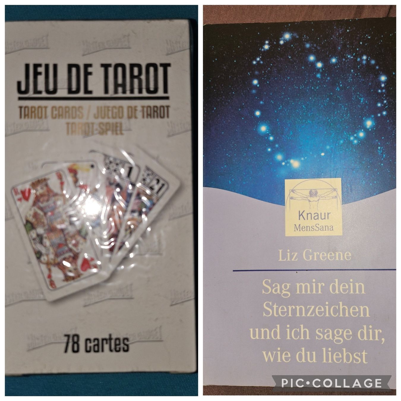 Bücher: Tarot Karten & Buch Sternzeichen – Gebraucht aus Thun von Shame