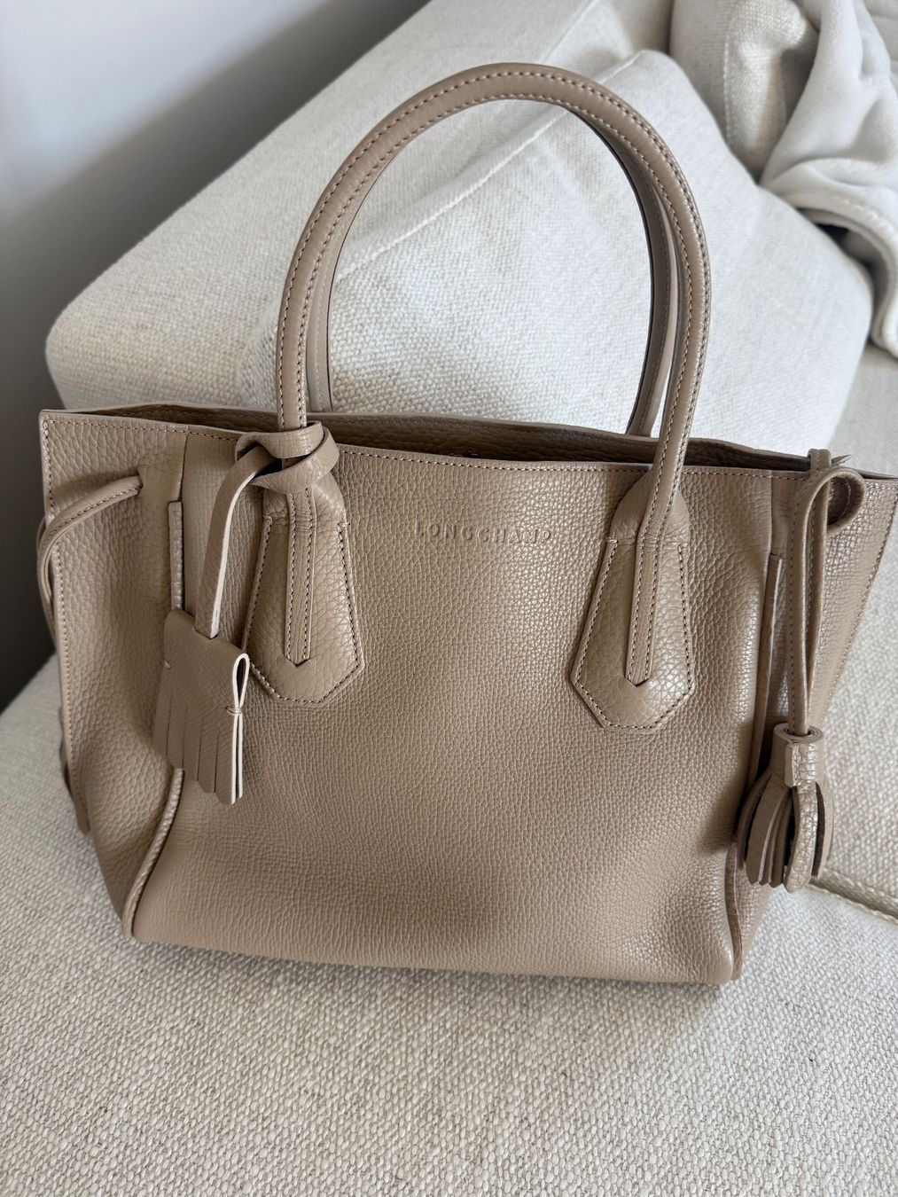 Borse da donna: Longchamp Tasche Taupe – Usato da Zürich venduto da iva_7658