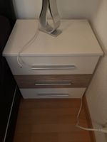 2 xNachttisch mit 3 Schubladen