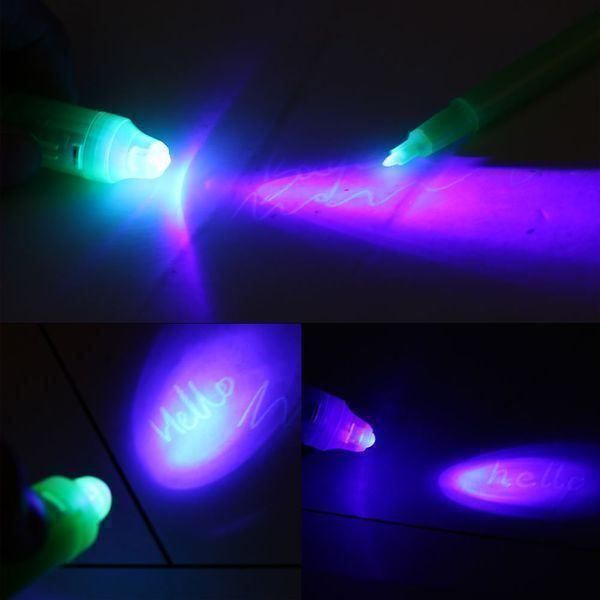 Penna & Evidenziatori: UV Geheimstift 7pcs Stift Licht Kinder – Nuovo (secondo la descrizione) da Thun venduto da onlino 4