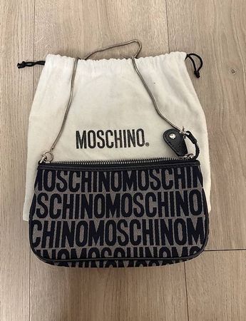 BORSA A TRACOLLA MOSCHINO PICCOLA NERA