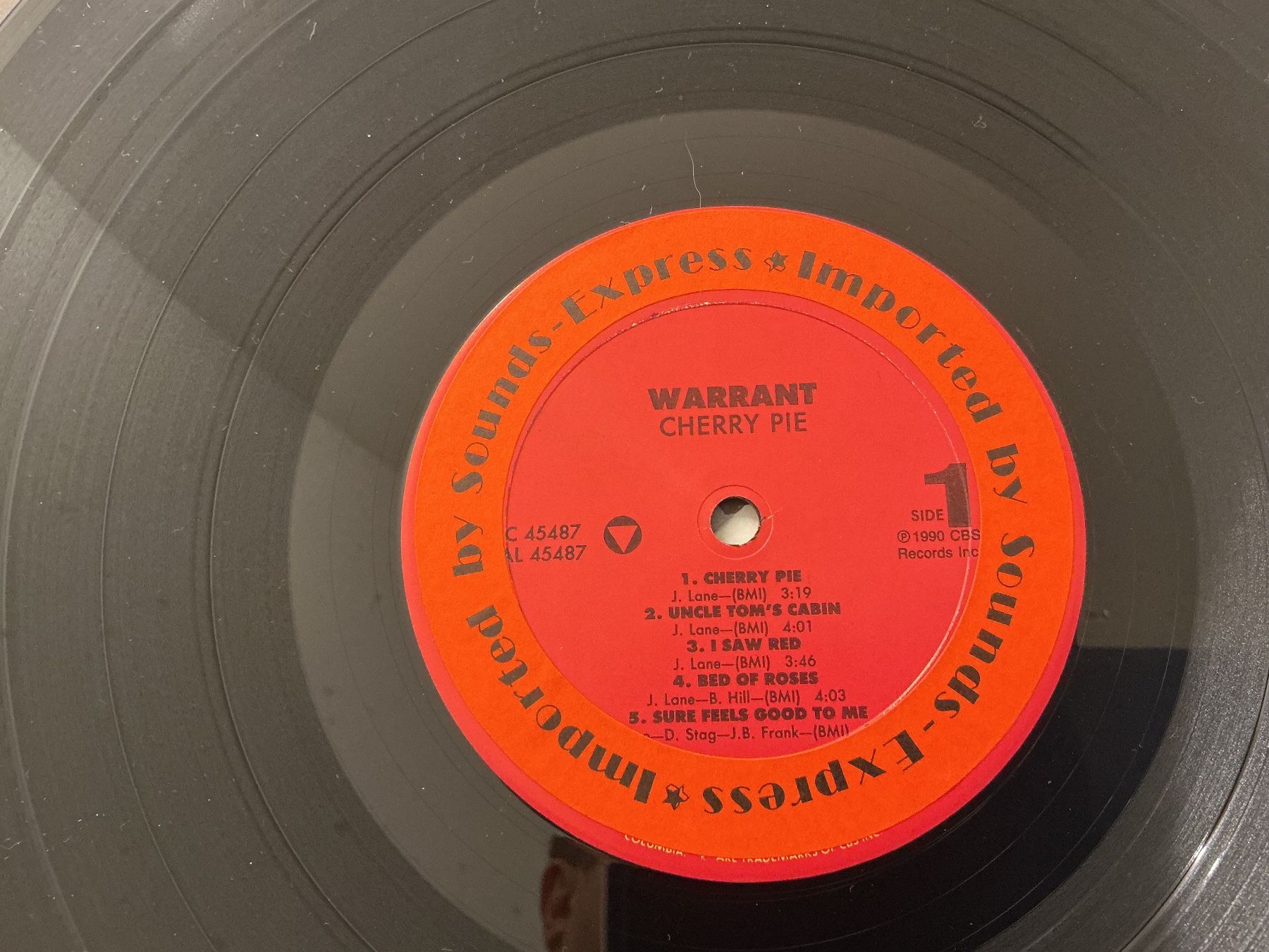 Schallplatten: Warrant LP - Cherry Pie – Gebraucht aus Winterthur von Tumko-Vinyl 1