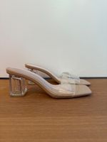 Elegante Damen-Mules in beige von Zara
