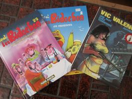 3 x Comic Binet "Les Bidochon+Vic Valence(französisch)