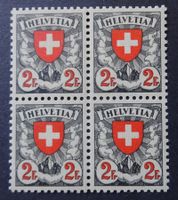 Wappenmuster ZNr. 166z ** im ⊞, SBK 560.00