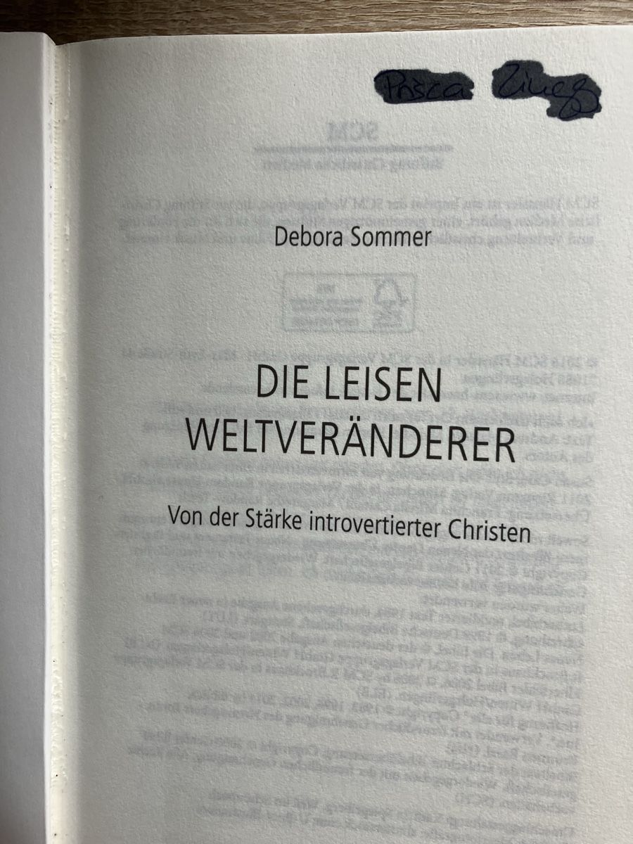 Libri: Die leisen Weltveränderer Debora Sommer – Usato da Bözberg venduto da Sape9192 2