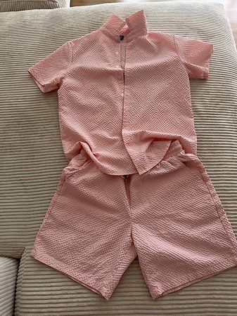 Herren Sommer-Set  Rosa 