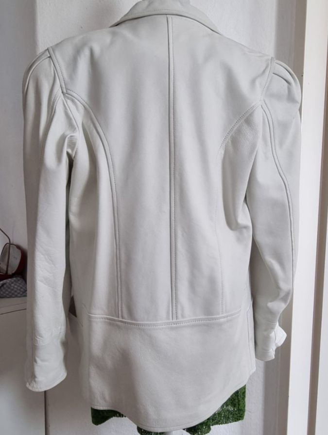 Giacche: Jacke , Lederjacke weiss Gr. 36 – Nuovo (secondo la descrizione) da geroldswil venduto da Gumball1 2