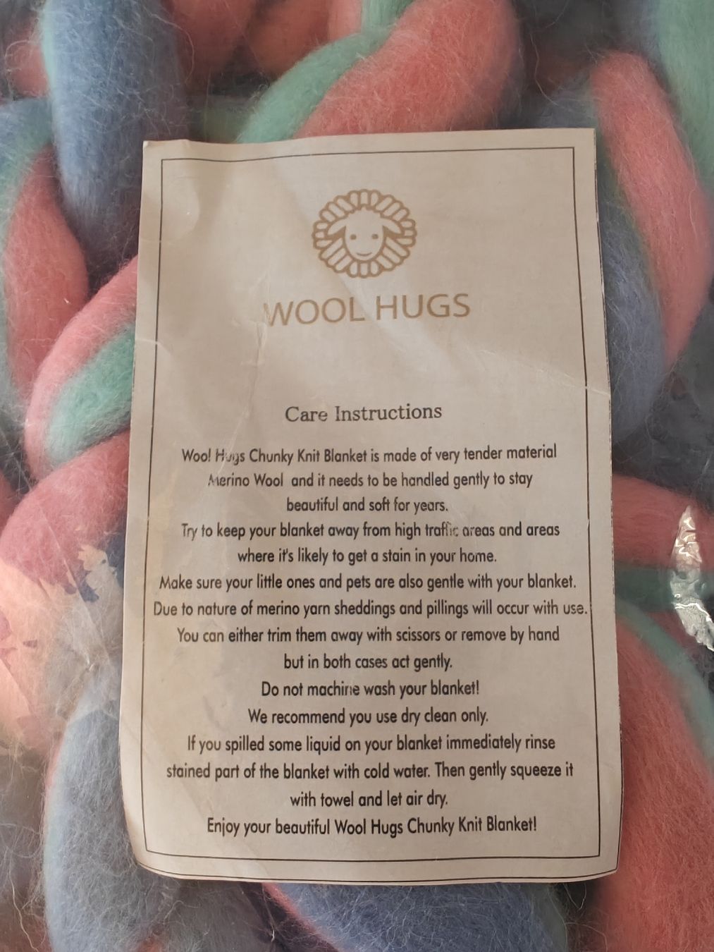 Coperte: Wool Chunky Knit Blanket – Nuovo (secondo la descrizione) da Hedingen venduto da oli_jhl5 1