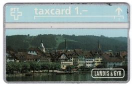 1.- Landis & Gyr, Zug (3. Auflage) - seltene Firmen Taxcard