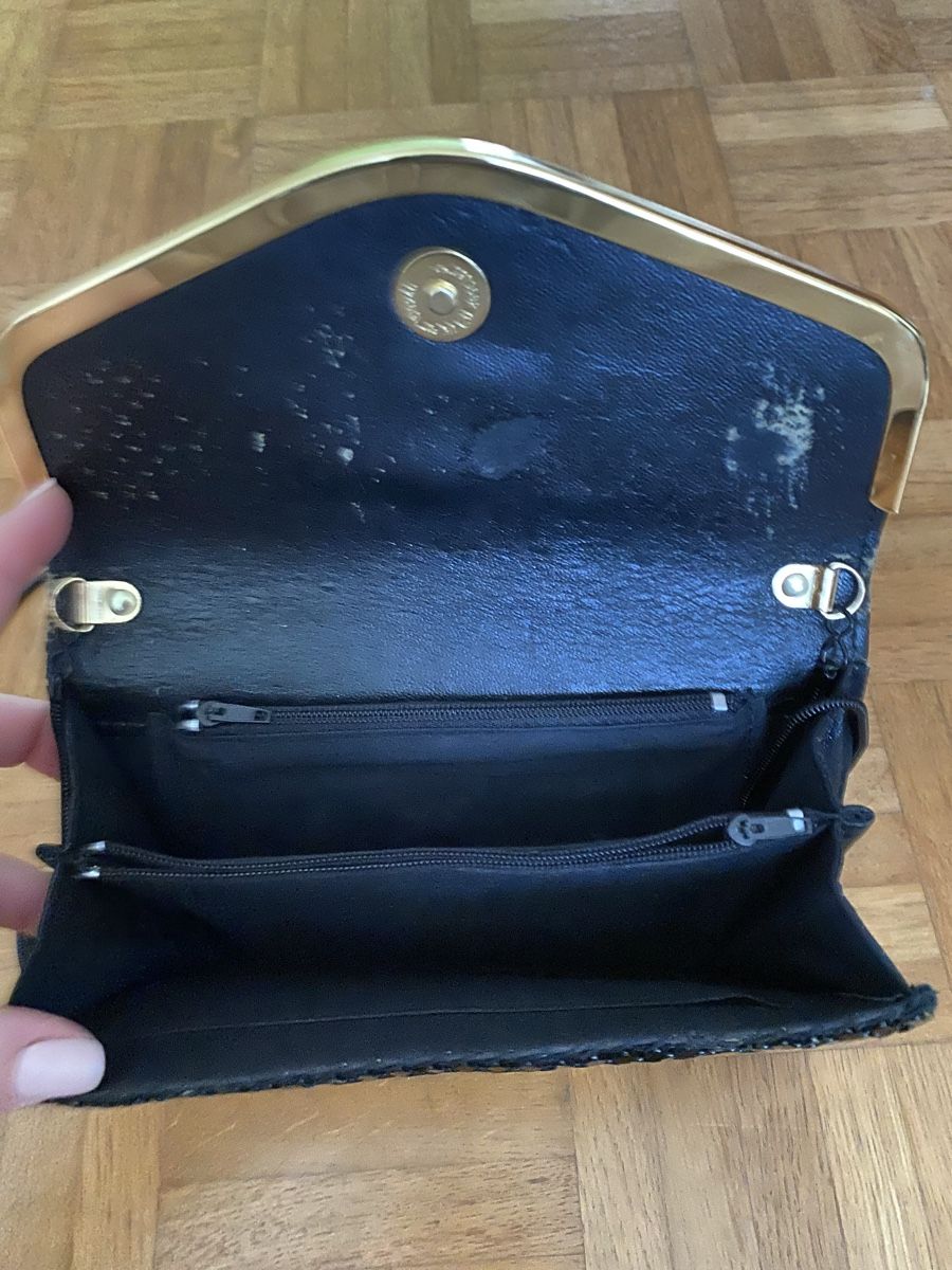 Borse da donna: Elegante schwarze Clutch – Usato da Siebnen venduto da mel_b_789 3