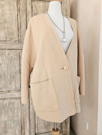 ❤️ Toller Frühlings Mantel ❤️ Wolle - Kaschmir ❤️ L - XL