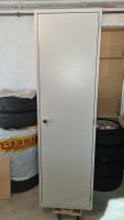 Armoire vestiaire penderie en bois contreplaqué gris