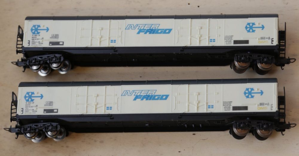 Lot De 3 Wagons De Marchandises Ouverts HO – Échelle 1:87 – DR Époque IV – Longueur 543 Mm – Attelage NEM 362