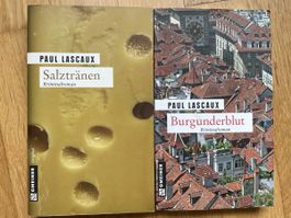 2x Paul Lascaux Krimis: Burgunderblut & Salztränen, Bern