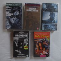 VHS THRILLER mit HITCHCOCK, HACKMAN, PECK, FONDA SMITH u.a.
