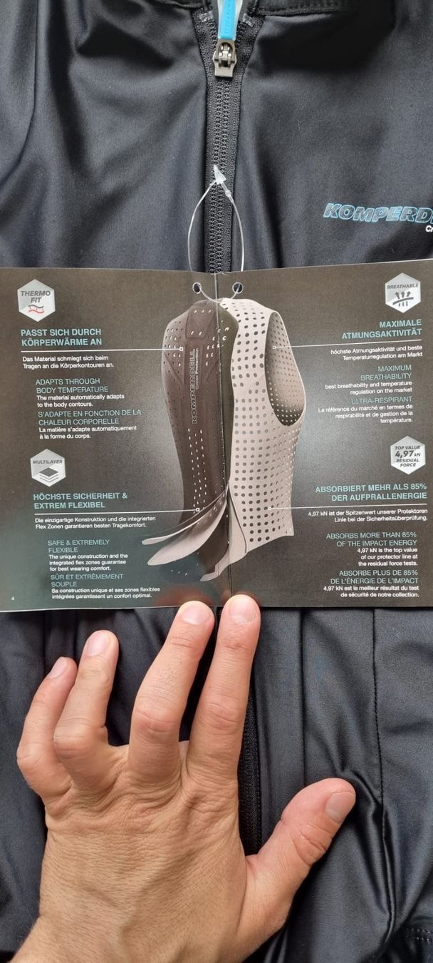 Komperdell Protezioni & Imbottiture: Back protector Snowboard Ski Size S – Nuovo (secondo la descrizione) da Basel venduto da antosil 3