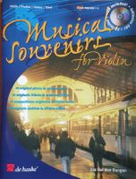 Musical Souvenirs for Violin mit CD - Top Zustand!