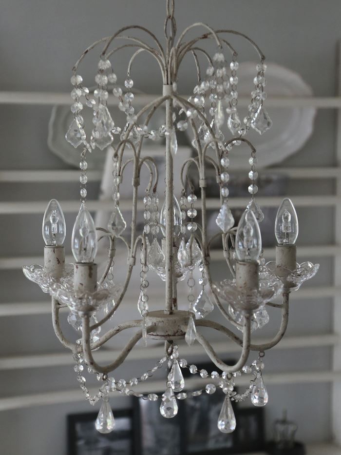Kronleuchter & Deckenlampen: Kronleuchter antik Shabby Vintage – Neu und originalverpackt aus Bottighofen von traumlampen